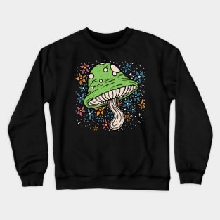 Green Mushroom Crewneck Sweatshirt